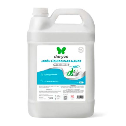 Jabón Líquido Para Manos Antibacterial Neutro Daryza x 4 L