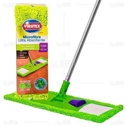 Mopa Plana Microfibra Ultra Absorbente Set Virutex