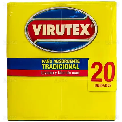 Paño Absorbente Tradicional Virutex x 20 Uds