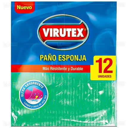 Paño Esponja Virutex x 12 Uds