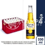 Cerveza Corona Extra Botella 330 Ml Caja x 24 Und