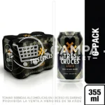Cerveza Tres Cruces Lager Lata 355 Ml Pack x 6 Und