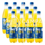 Gaseosa Hey Fit Golden Fizz Hierba Luisa Botella 600 Ml Pack x 12 Und
